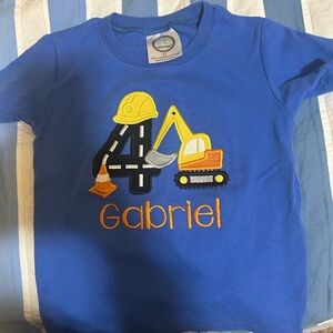 Rabbit Skins Blue Construction Tee